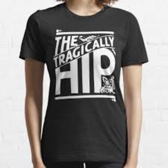 Women's Tragically Hip black band Tee - Picture 8 of 8